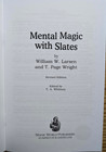 Mental Magic With Slates By Larsen   Wright  Thayer   Dunninger
