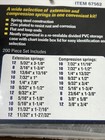 New 200 Piece Spring Assortment Extension   Compression Us Ship
