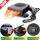 200w Portable Heater Dc 12v Heating Cooling Fan Defroster Demister For Car Truck