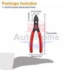 4 In 1 Wire Service Pliers Crimper Stripper Cutter Gripping For 12-20awg Cable