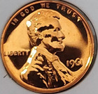 1961 Gem Proof Lincoln Memorial Cent Roll - 50 Us Coins