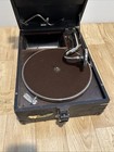 Victor Hmv Portable Gramophone 20 s His Master s Voice Black Vintage Portable