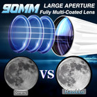 90mm Aperture 900mm Refractor Telescope Az Mount Tripod Phone Adapter Bag