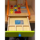 Wooden Toy Cash Register Play Kitchen Food Pretend Play Kids Gift