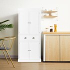 72   Tall Kitchen Pantry Storage Cabinet With 4 Doors And Large Drawer Cupboards