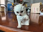 Pair 1960s Hagen Renaker Himalayan Cats - One Perfect  One Repaired