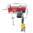 440 Lbs Electric Hoist With 14 Ft Wired Remote Control 110v 510w Motor