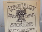 Vintage Lehigh Valley Transit Company Shortline Electric Service Poster