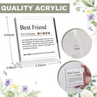 Friendship Gifts For Women  Best Friend Acrylic Desk Sign
