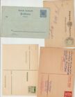 Collection Of 10 Germany Postal Stationary Cards 1901-1960 s Used And Unused