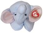 Ty Large Plush Pillow Pals - Squirt The Elephant  blue  Mwmts Stuffed Animal Toy