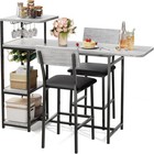 Small 2-person Dining Table Set    mdf Table W  2 Chairs ideal Kitchen Or Home Bar