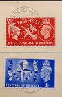 Gb Stamps Kgvi Festival Of Britain 1951 First Day Cover Dated 3rd May Registered