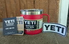 Yeti Rambler 14 Oz Mug W  Magslide Lid  ceramic  Rescue Red Limited Edition New