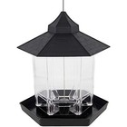 Outdoor Yard Hanging Panorama Hexagon Shaped Squirrel Proof Wild Bird Feeder