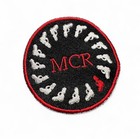 Mcr my Chemical Romance Red And Black Embroidered 3in Iron On Patch