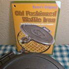 Rome Old Fashioned Cast Iron Waffle Iron - Stovetop Campfire Maker 6 5  Round