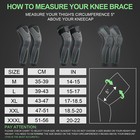 Full Long Knee Brace Leg Compression Sleeve Meniscus Tear Arthritis Joint Pain