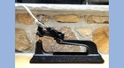 Huge 18  Vintage Antique Acme Stapler Binder Printing Letterpress Cast Iron