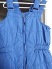 Blue  Snow Winter Bibs   Snow Pants With Pockets Size 6 7