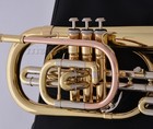 Brass Lacquered Marching Mellophone F Key Professional Quality With Case