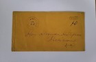  ras  1861 Confederate Stampless Cover Crawfordsville Ga Alex Stephens Richmond