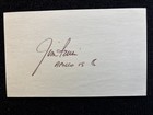 Jim Irwin Apollo 15 Nasa Astronaut Vintage Signed 3x5 With Iconic Moon Photo