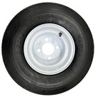 4-pack 8  18x8 50-8 White Golf Cart Wheels Tires Fit Club Car Yamaha Ezgo E-z-go