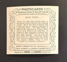1938 Ardath Tobacco Photocards Giant Panda    ming    Series Of General Interest Vg