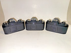 Lot Of 3 Nikon Em 35mm Slr Camera Bodies Plus Extra Parts Lot As Is For Repair