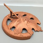 Green Man Sundial Spirit Carson Statesmetal Vintage Outdoor Forest Art