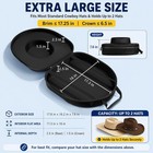 Cowboy Travel Extra Large Waterproof Hard Hat Travel Case Storage Can For Fedora