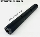 Stealth Alloy 9  Muzzle Brake For 5 8x24 Gbb With Tan Heat Cover