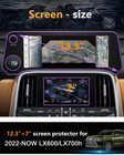 Screen Protector For Lexus Lx 600 2022-2026 12 3  Infotainment Screen   7  Lower