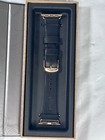 New Nomad Slim Modern Black Leather Watch Strap For Apple Watch 40mm    read   