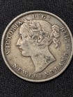 1873 Newfoundland Silver 20 Cents Low Mintage World Coin