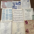 Vintage Piano Sheet Music Christmas