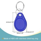 20pcs Rfid Key Fobs Uid 13 56mhz Rewritable Proximity Ic Smart Token Tag Blue