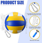2 Pcs Tether Balls And Rope Set Soft Replacement Tetherball With Ball Pump New