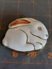 Vintage Estee Lauder Year Of The Rabbit Lucidity Powder Compact Honey Bunny