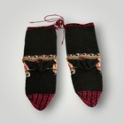 Vintage Old Albanian Handmade Traditional Knit Folk Socks Corape Artisan Wool
