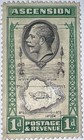 Travelstamps  1934 Ascension Stamps Scott  24 - 1d - Mint Mogh
