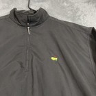 Masters Pullover Jacket Mens Xl Augusta Golf Windbreaker Quarter Zip Tournament