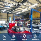 10 Pack 4ft Led Shop Light 40w Linkable Utility Ceiling Lights 6500k Garage