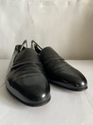 Vintage Bally Suisse Patent Leather Black Shoes Men s Size 9 Made In Switzerland
