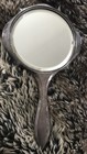 Antique Art Nouveau Victoriansilverplated Ornate Scroll   Hand Mirror 11 In