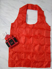 New Trader Joe s Black Red Mini Micro Tote Folded 2 In 1 Reusable Shopping Bag