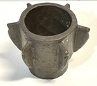 Antique Bronze Gothic Mortar 18th 17th Century Or Older