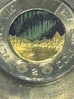 2017 Dance Of The Spirits Glow In Dark Toonie  Snow Cap On Trees Error Ms 65