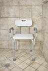  essential Medical Supply Height Adjustable Shower Chair And Bath Bench With Pad